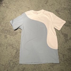Nike T-shirt - Size Small - Light blue and white